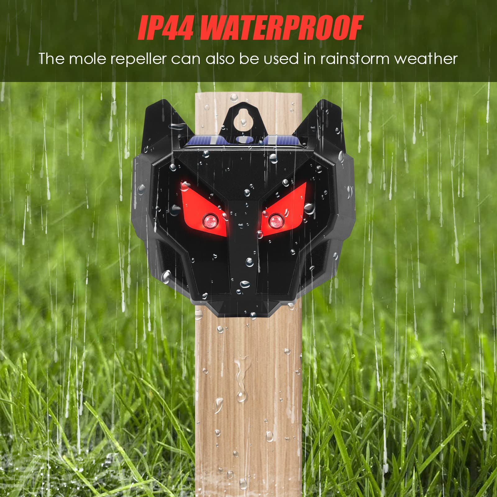 8-pack provides 360-degree coverage for fences and perimeters