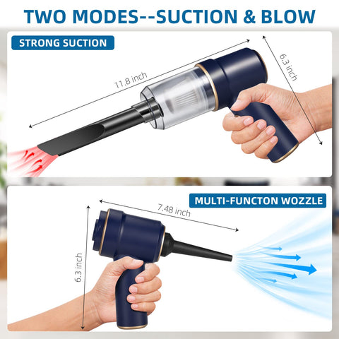 Jahy2Tech Bug Vacuum Catcher LED light helps visibility in dark corners