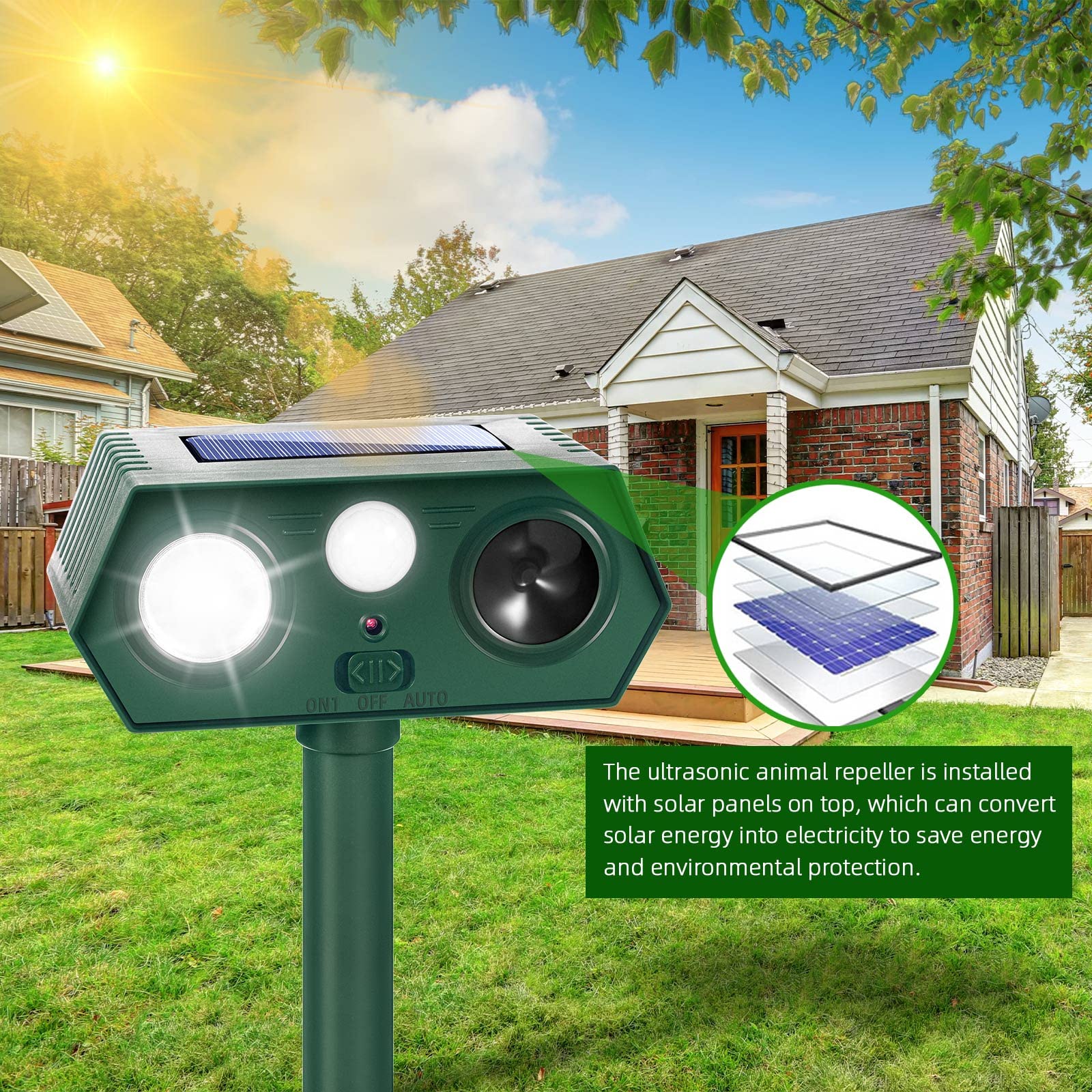 IP65 weatherproof Fortress Pro withstands sun and rain