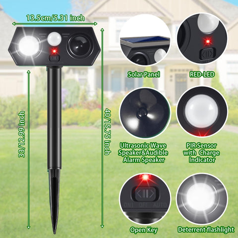 Jahy2Tech Fortress Pro in garden protecting plants and landscaping