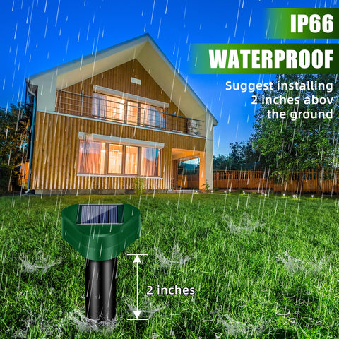 Jahy2Tech IP65 waterproof housing endures rain for year-round protection.