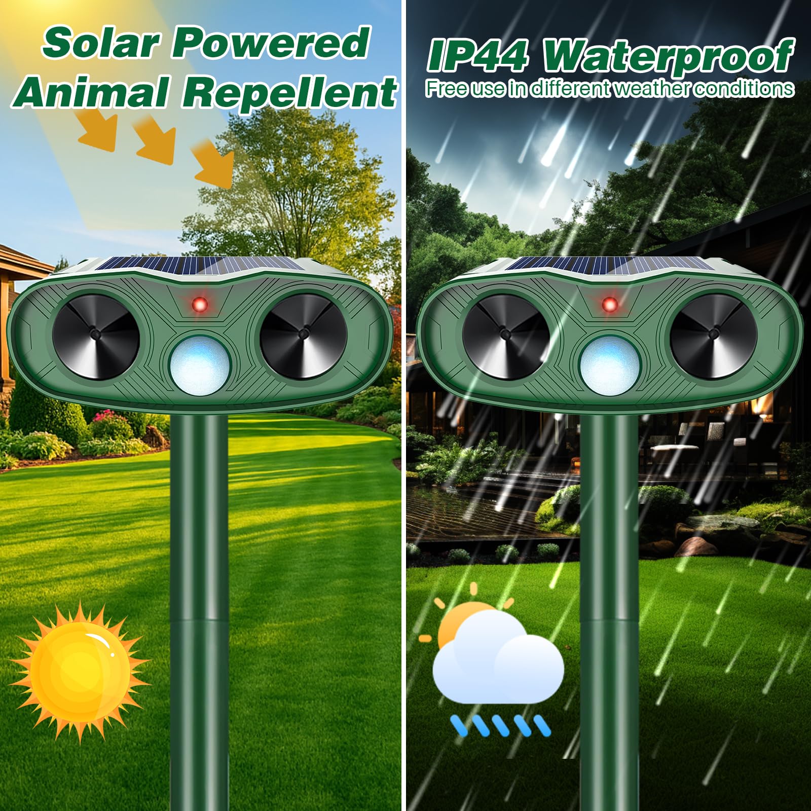 Jahy2Tech IP65 weatherproof casing shields against rain and sun
