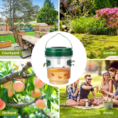 Jahy2Tech orchard trap helps protect grapes, apples, and peaches from pests