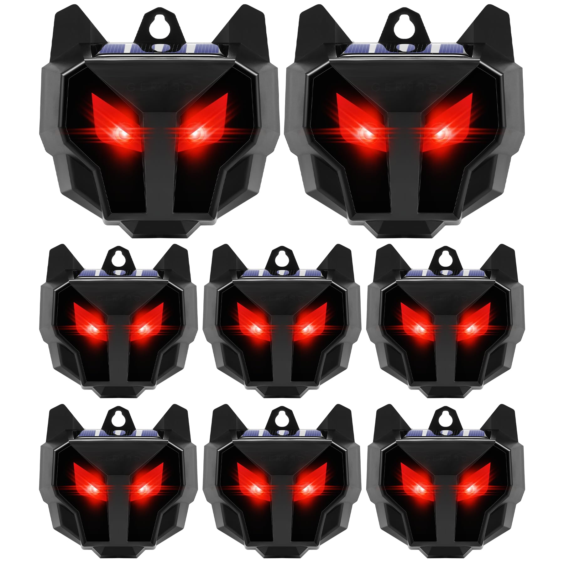 Jahy2Tech predator eyes lights deter foxes and raccoons around a coop