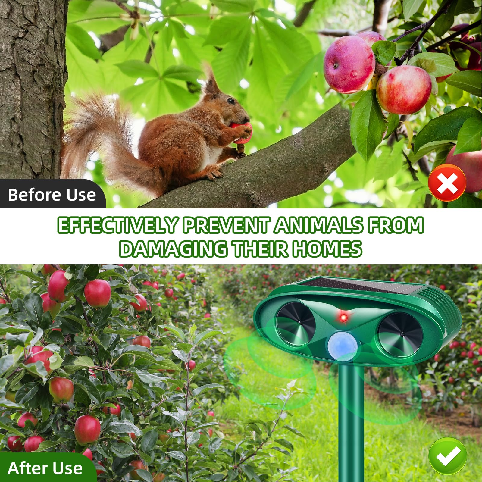 Jahy2Tech wide-angle coverage secures edge-to-edge yard protection