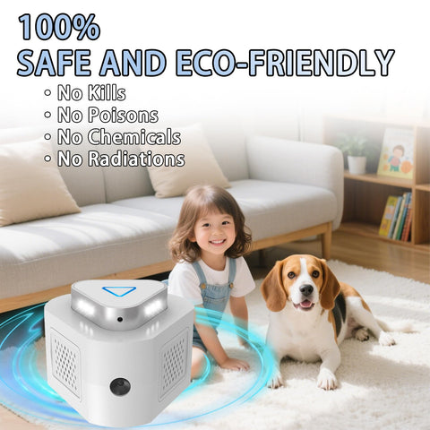 Jahy2Tech ultrasonic mice repellent 9 LED strobe lights aid deterrence