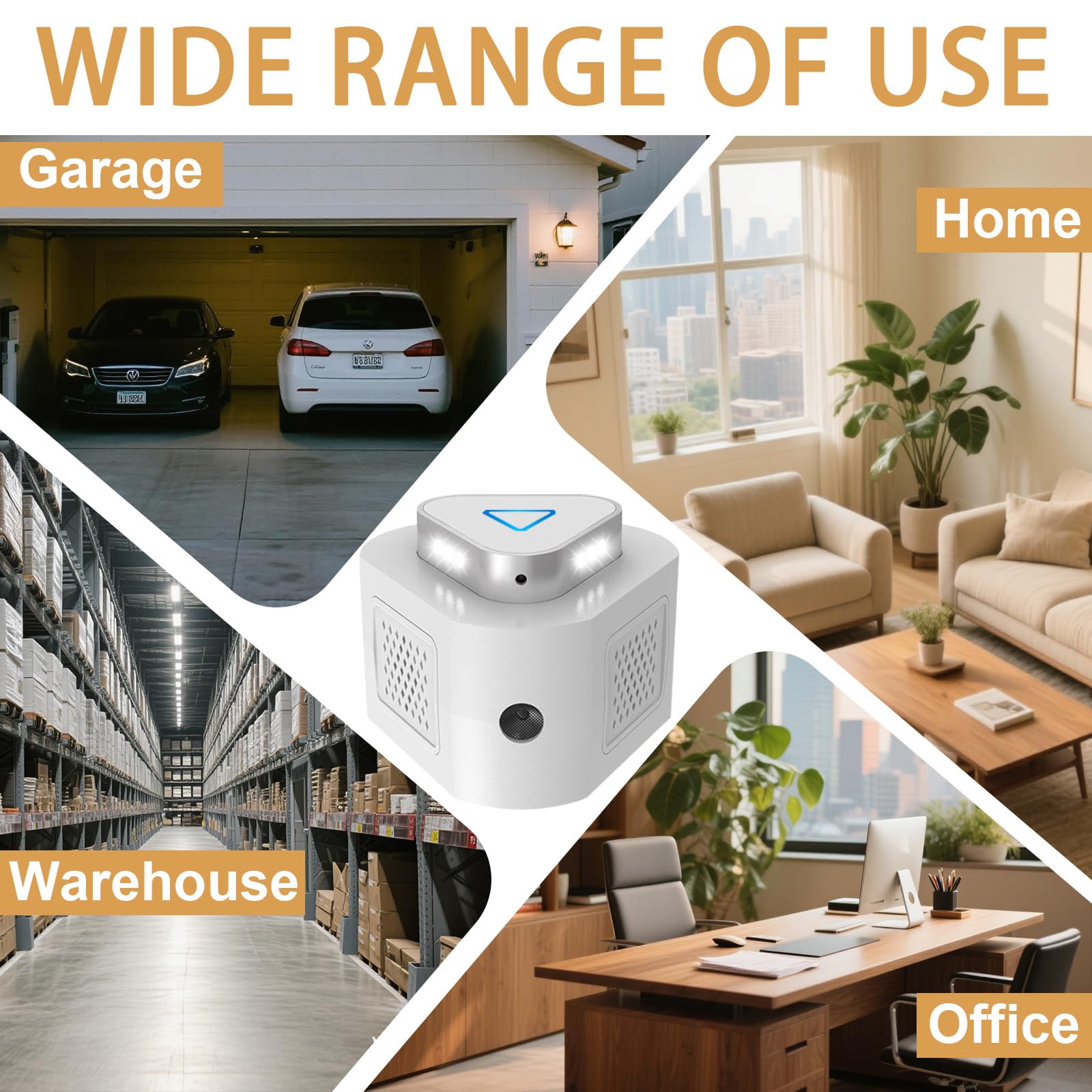 Jahy2Tech ultrasonic mice repellent compact design fits any outlet