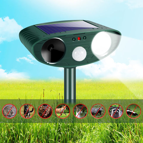 JahyElec PIR sensor ground-mount unit installs quickly for flexible placement