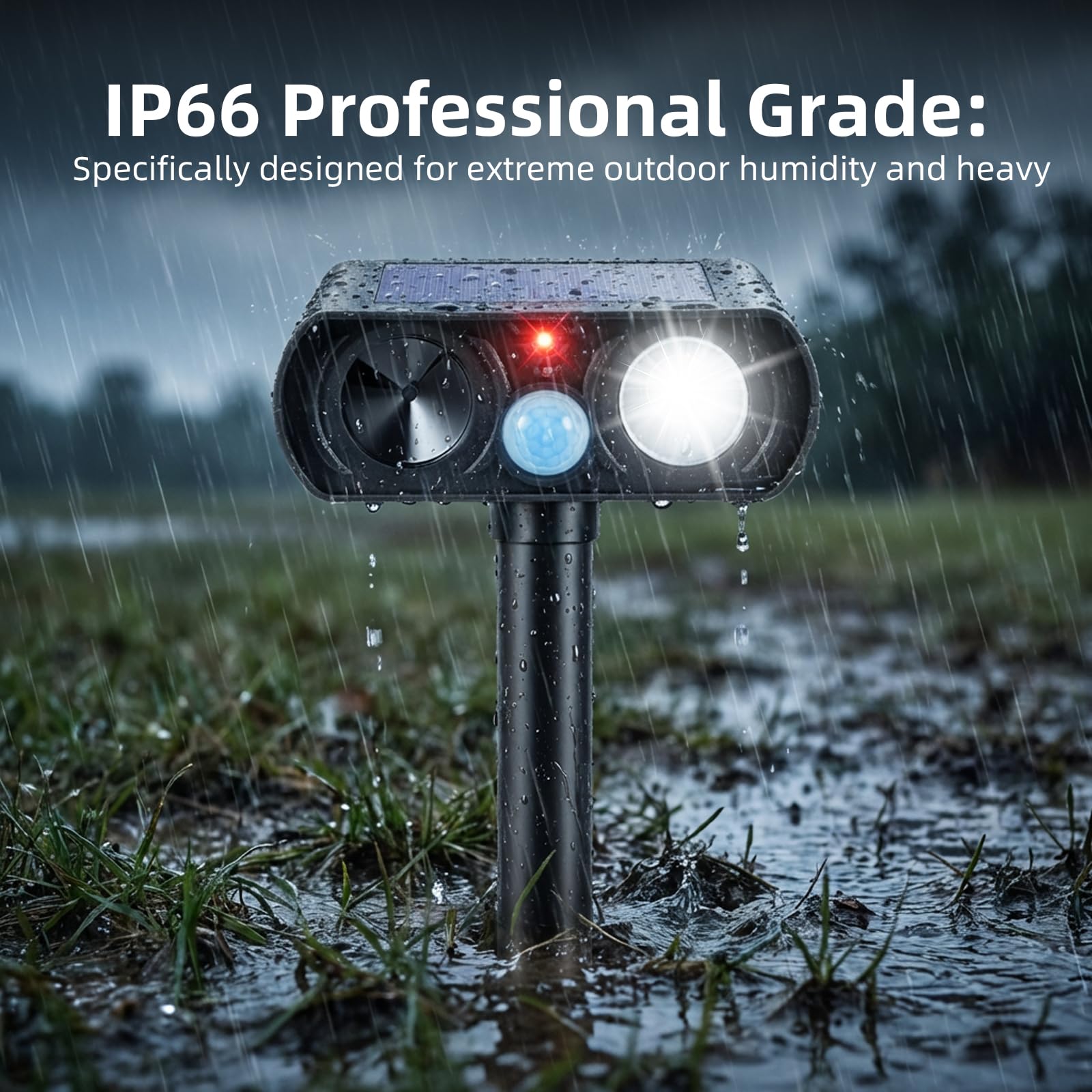 JahyElec 2Pack 110-degree detection range covers a wide perimeter.