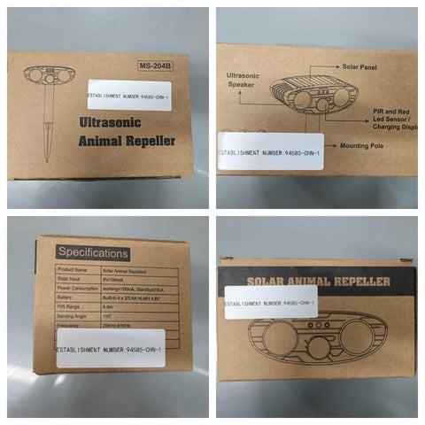 JahyElec versatile deterrent for dogs raccoons rabbits and more.