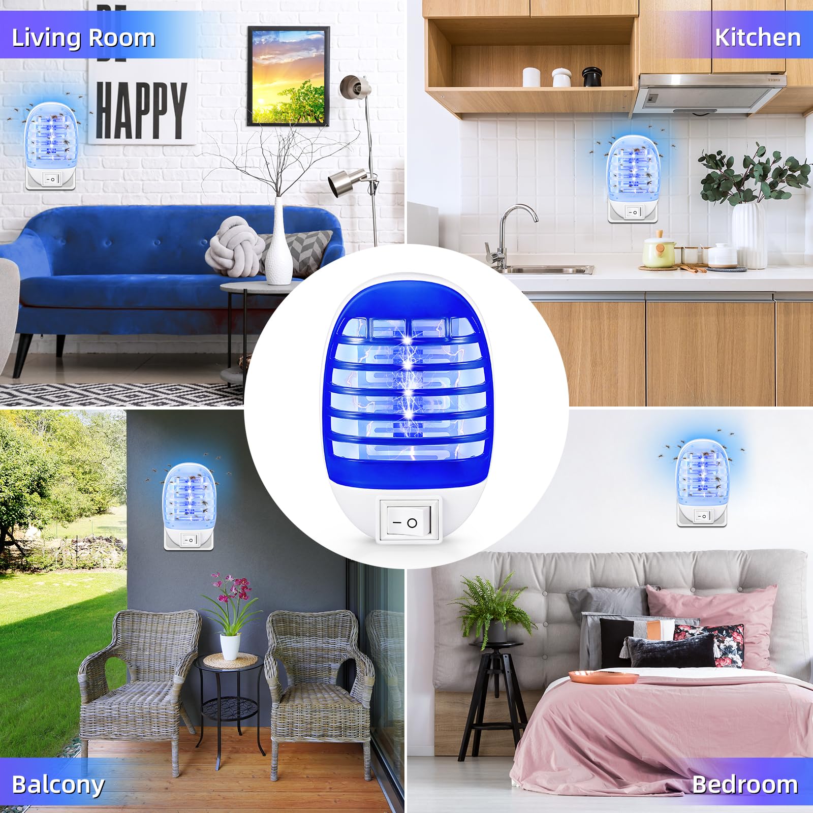 JahyElec easy-clean zapper makes maintenance quick.