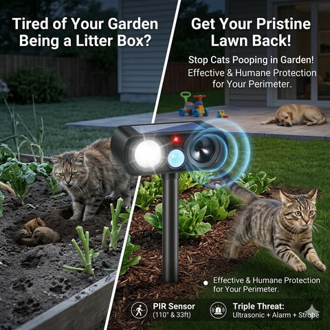 JahyElec solar panel closeup highlights eco-friendly power for continuous yard protection.