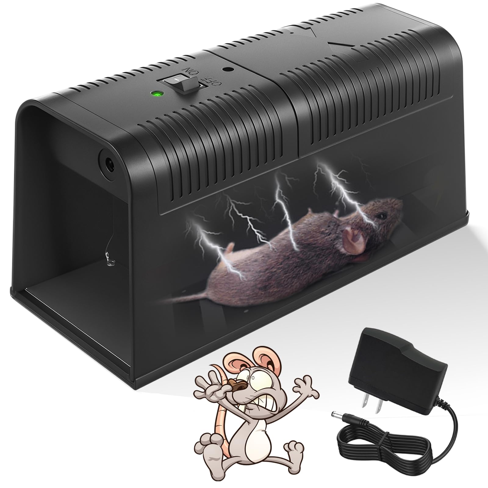 JahyElec Rat Trap Zapper front view, compact and humane design