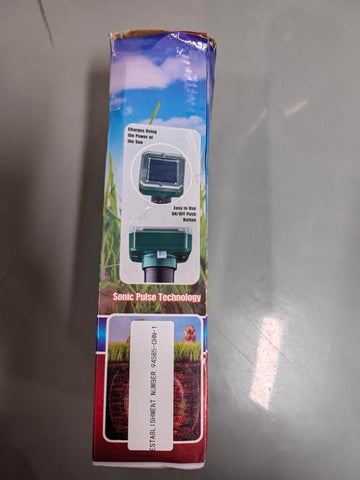 Sun charging JahyElec deterrent ready for daily use outdoors