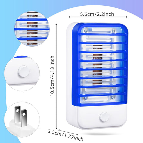JahyElec wall-outlet mounted zapper for space-saving use.