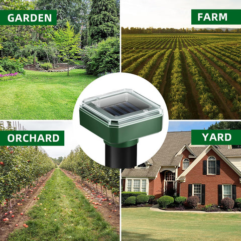 Durable JahyElec mole deterrent panel resisting rain and wear