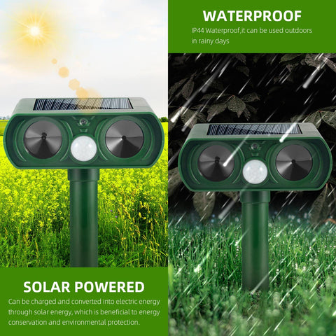 JahyElec waterproof device withstands rain while protecting patio and yard.