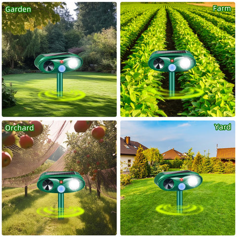 JahyElec wide-coverage device over large yard spaces.