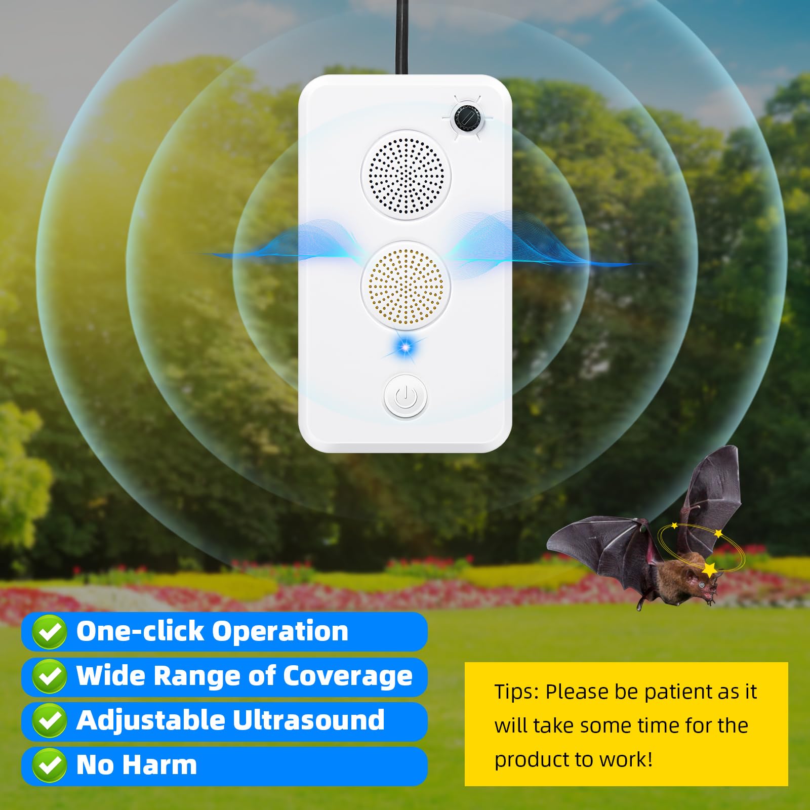 JahyElec USB rechargeable design for flexible indoor-outdoor use.