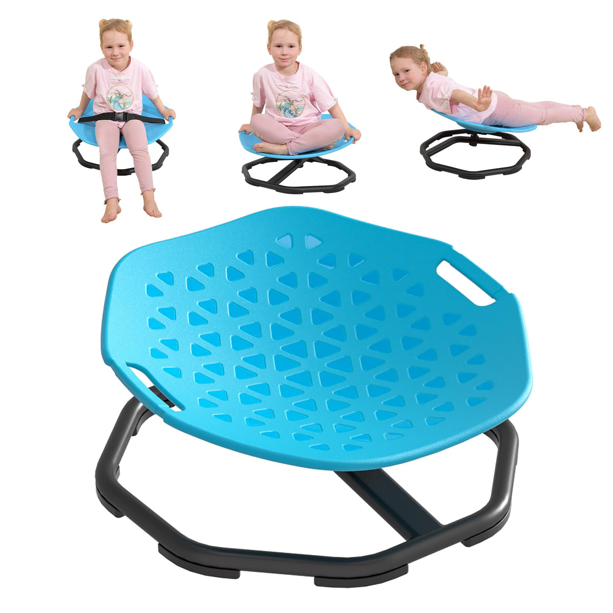 Jakinoy Sensory Chair with double safety handles for secure grip during active play