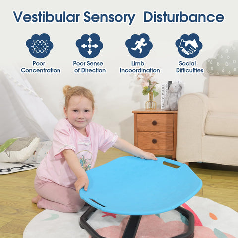Jakinoy Sensory Chair features heavy-duty base for enhanced stability on smooth surfaces