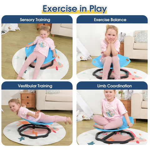 Jakinoy Sensory Chair includes a safety belt for extra security during use