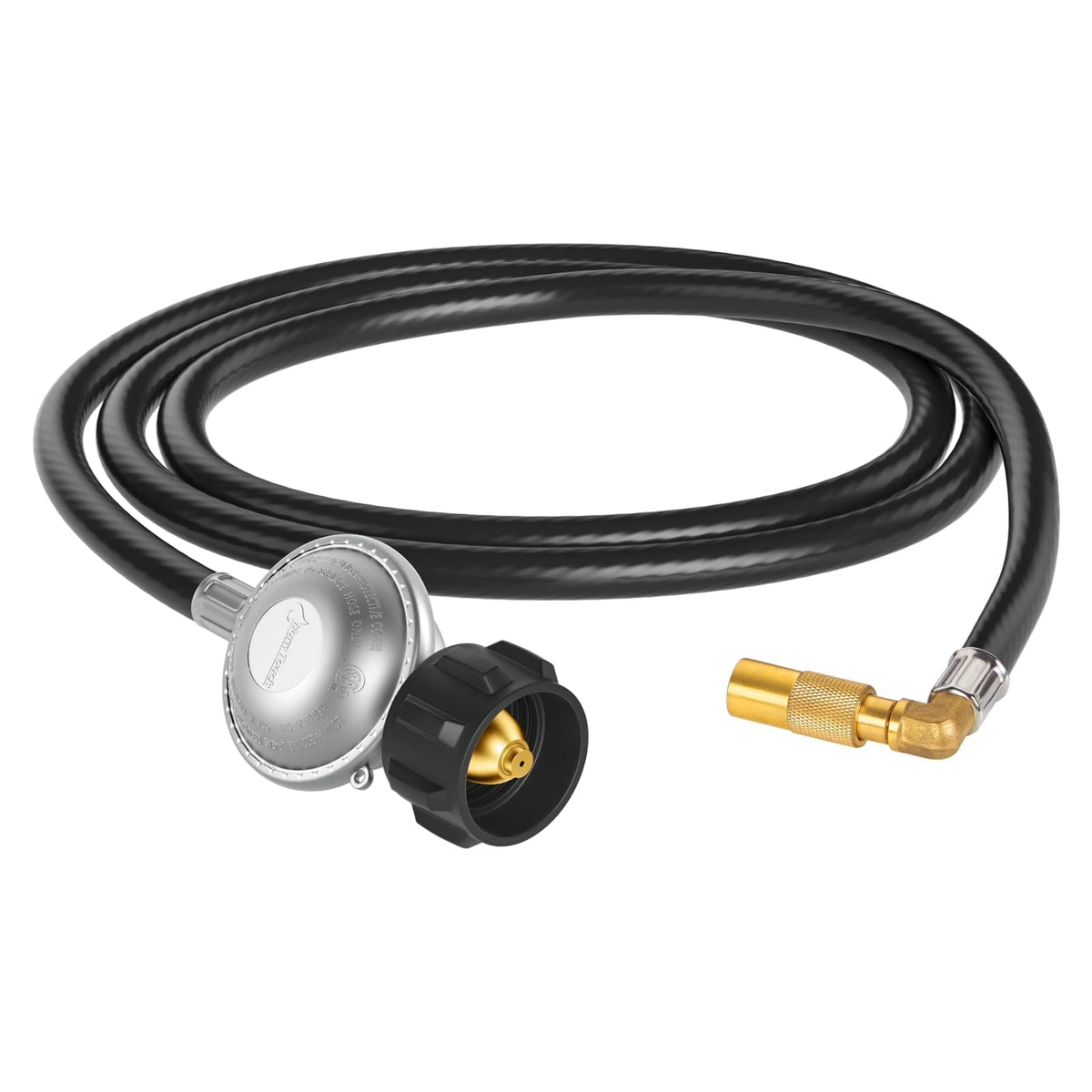 Jakivew 6ft propane hose with 90° elbow for Blackstone griddles improves workspace
