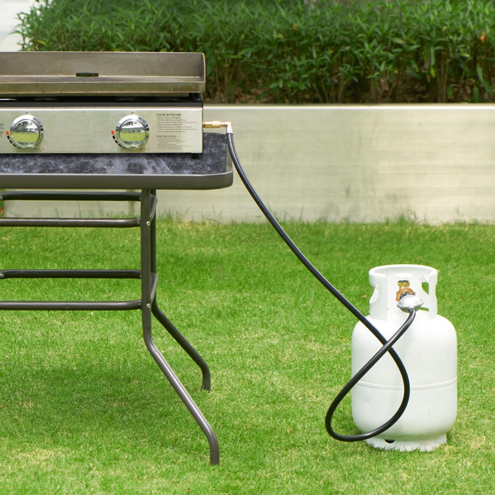 Jakivew easy installation for quick outdoor grilling setups