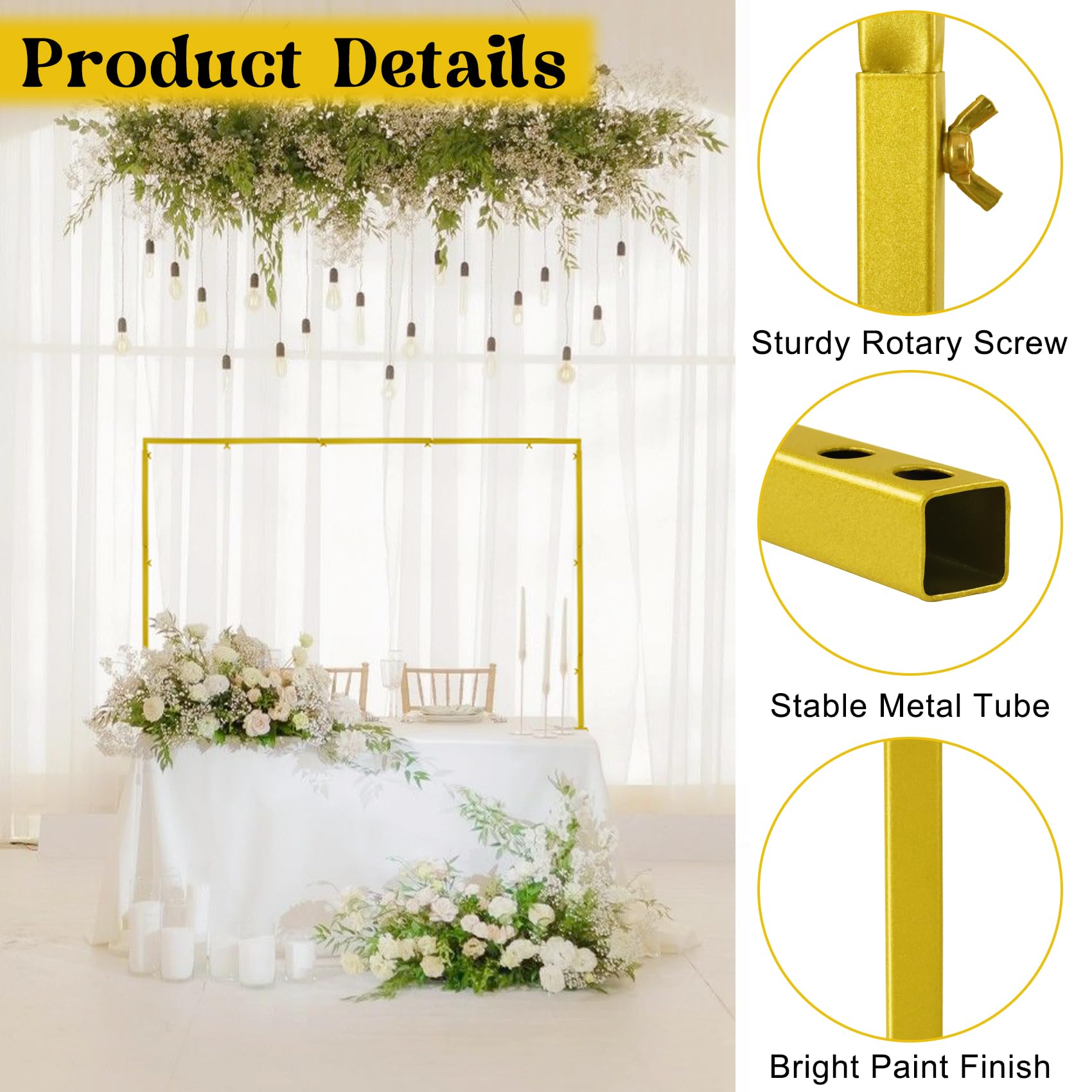 JALANCY table arch clamp close-up highlights secure mounting