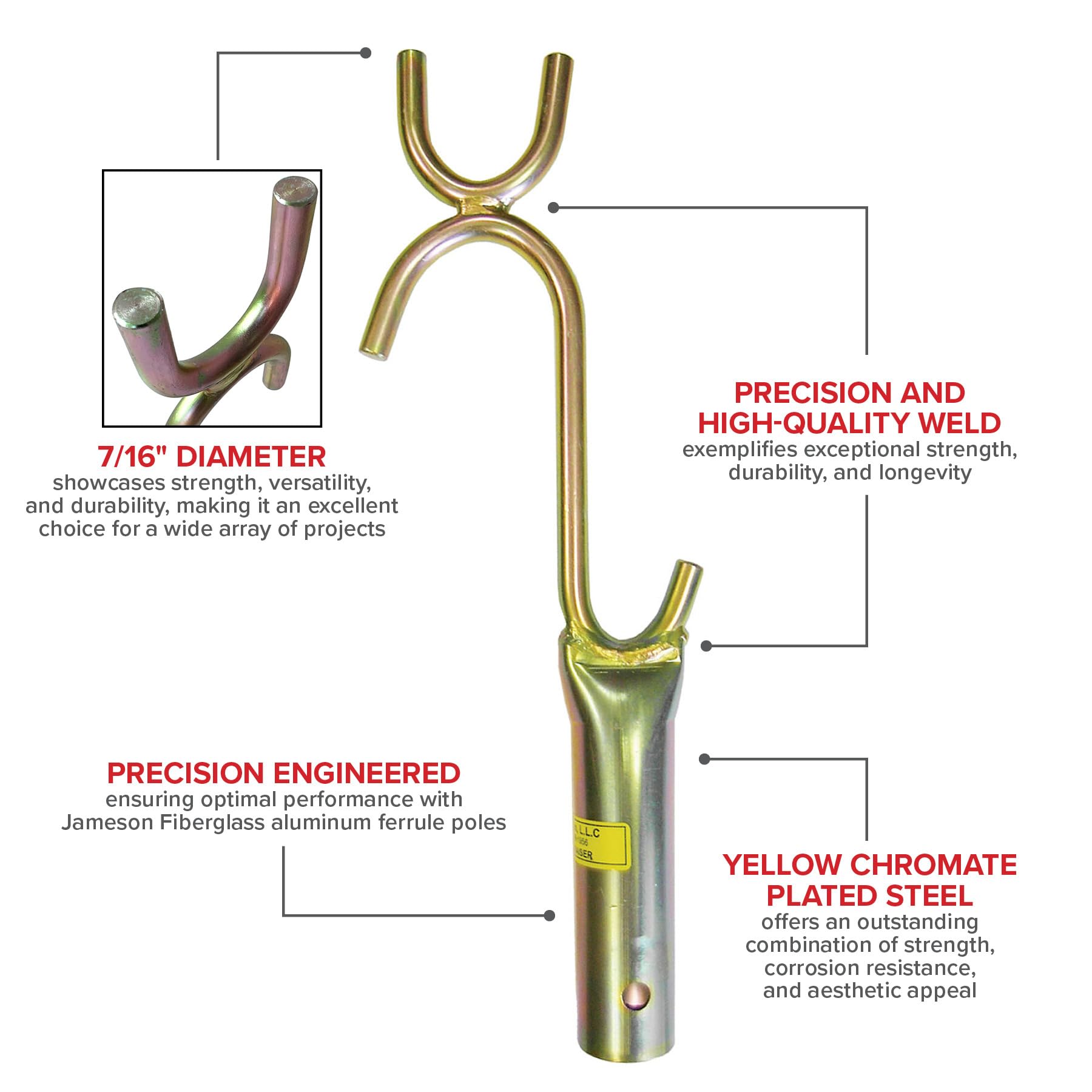Jameson FG-6-3W in-use setup demonstrates elevated reach.