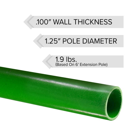 Jameson LS-Series extension pole assembly in use