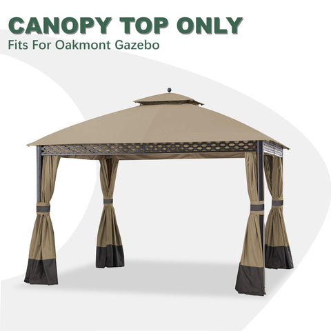 Close-up of attachment area on the Oakmont/Pinehurst top by JANCANOPY for secure fit.