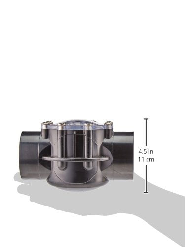 Jandy CPVC valve showing swing-spring design for reliable flow.