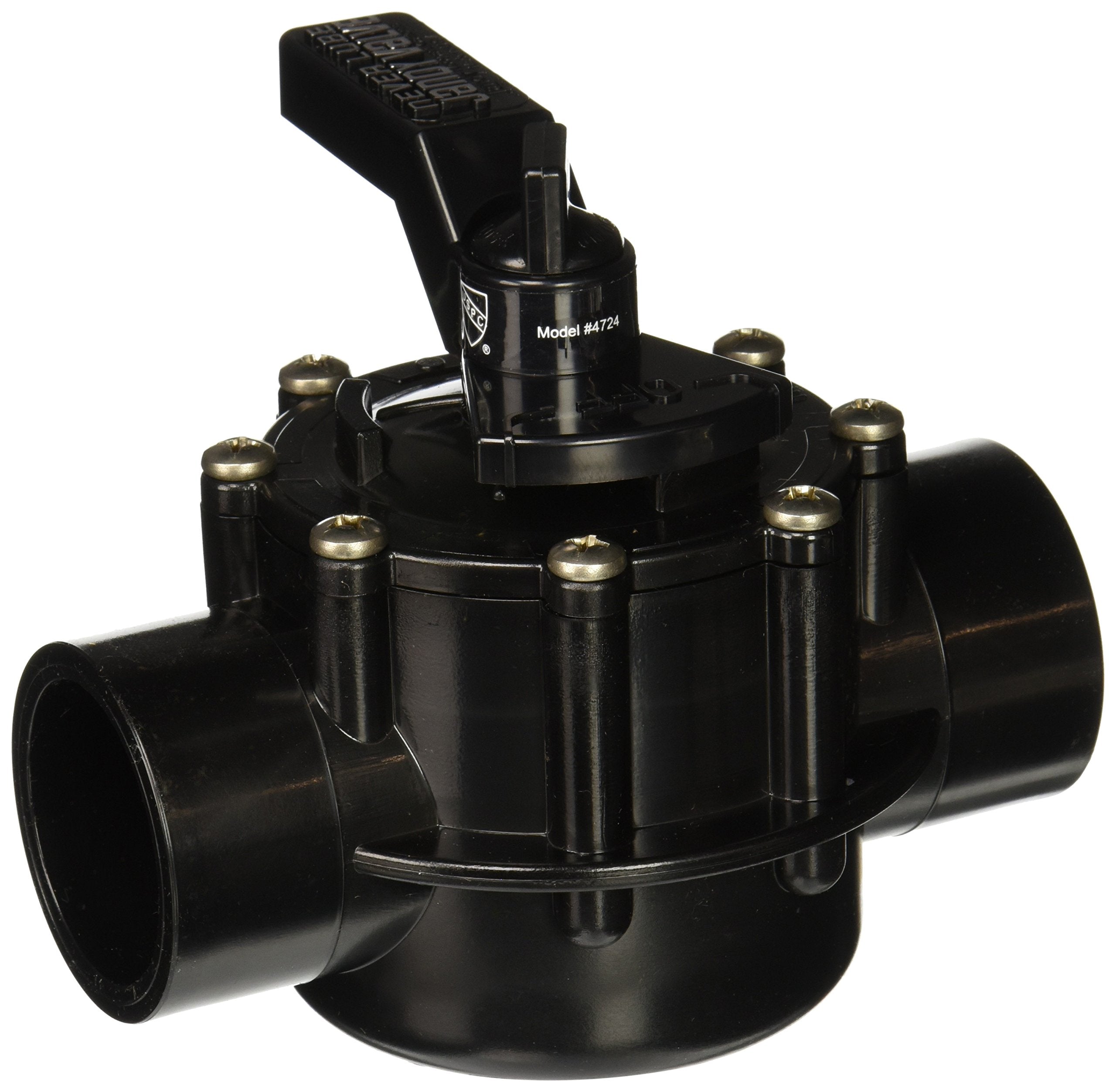 Jandy NeverLube 2-port valve in spa setup—maintenance-free, high-flow performance.