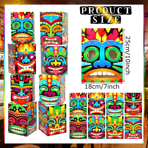 Janjlaugh tiki totem box inside glow demonstrates warm lighting