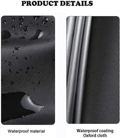 Jannygogo waterproof backing guards against rain and spills during use.