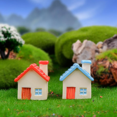 JANOU micro landscape house decor for DIY terrariums and fairy gardens