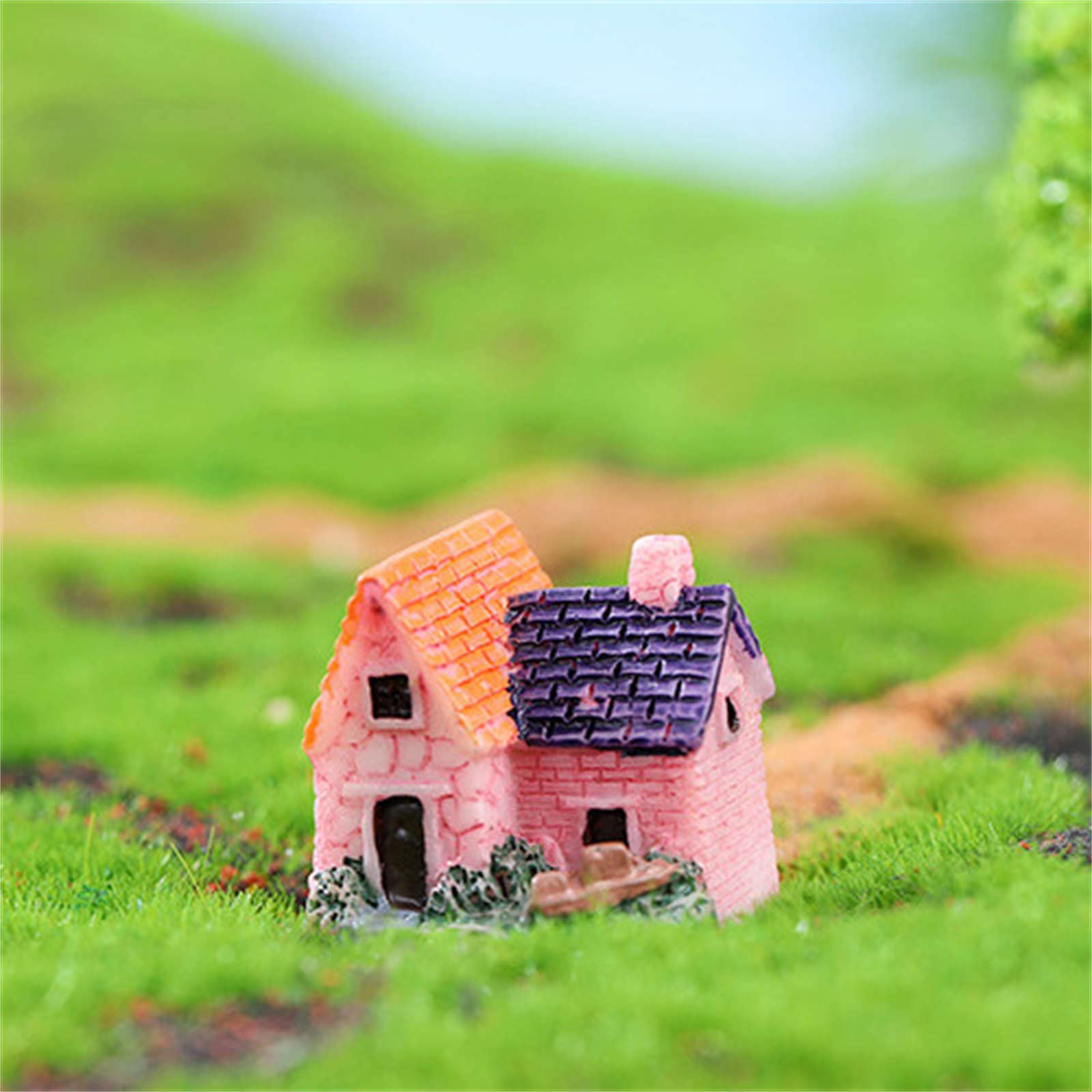 JANOU mini-house desk decor adds whimsy to your space.