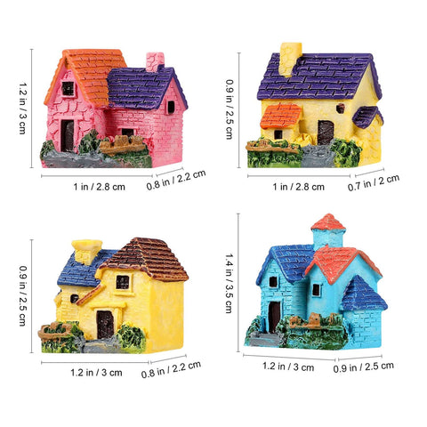 JANOU mini house style B adds charm to pot plants.