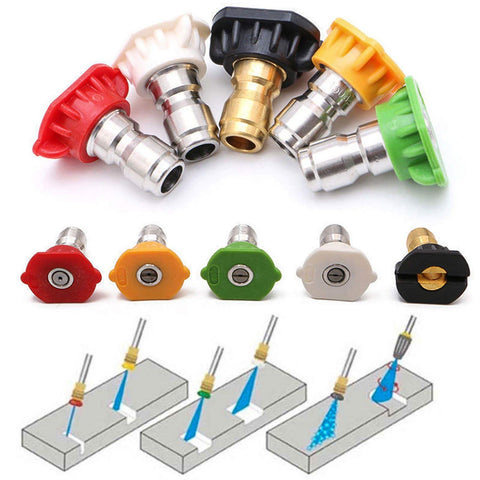 JANSAMN 15-degree nozzle offers wider, controlled spray for surfaces.