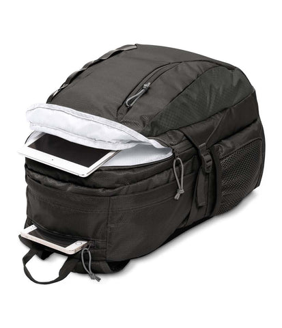 JanSport Agave hydration system sleeve demonstrates flexible packing options.