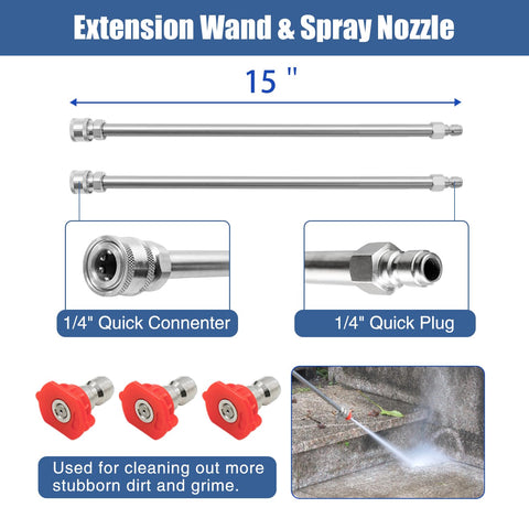 Janz 14-inch quick plug with wands for quick setup