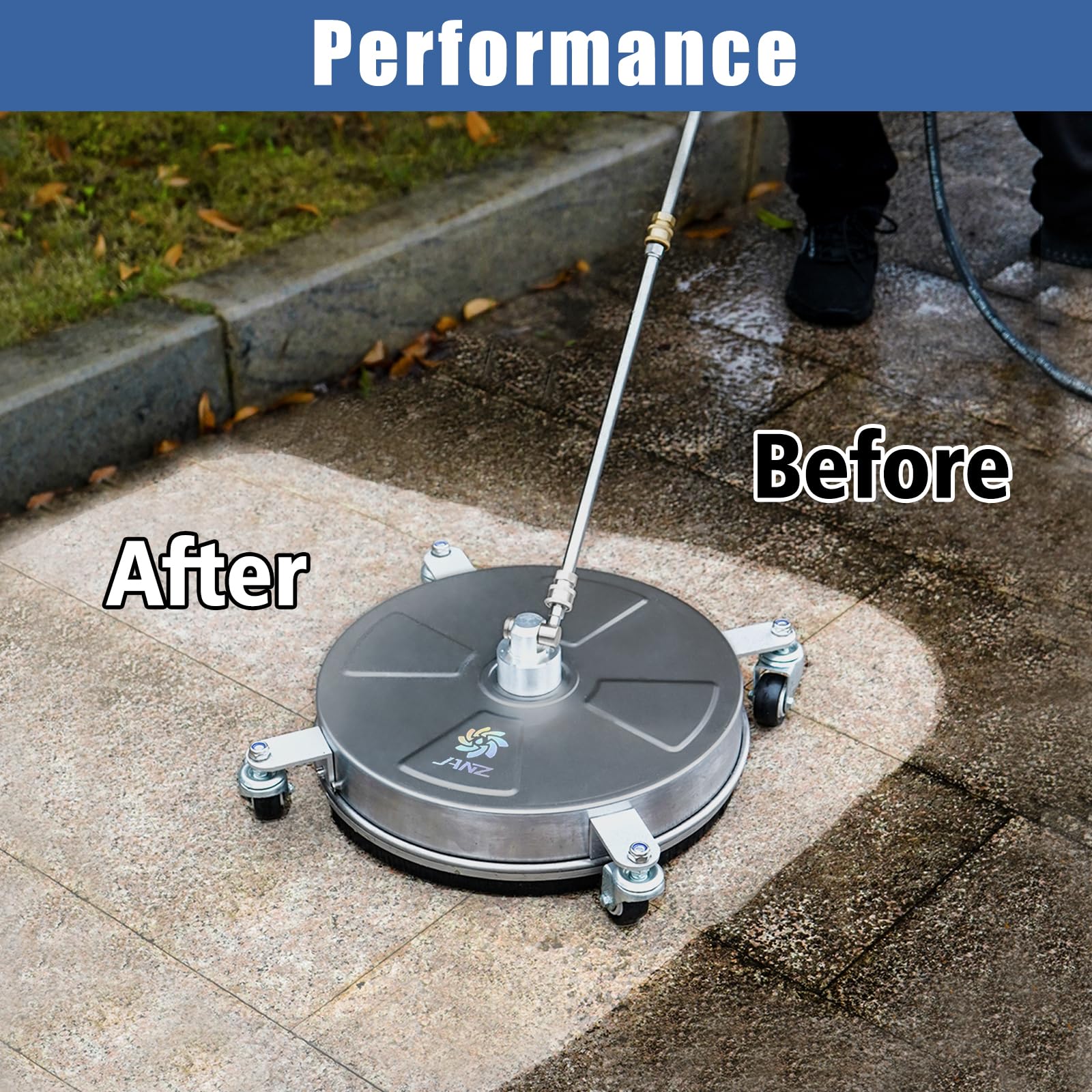 JANZ replacement nozzles offering versatile cleaning options.