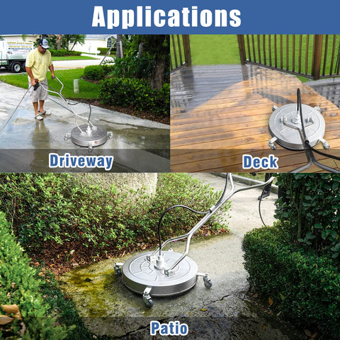 JANZ surface cleaner ideal for driveways and patios.
