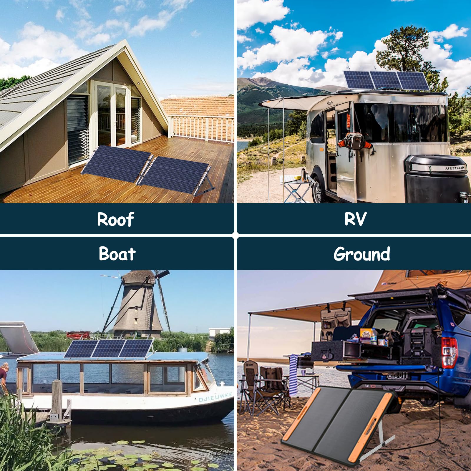 Supports 100–400W solar arrays for versatile energy solutions.