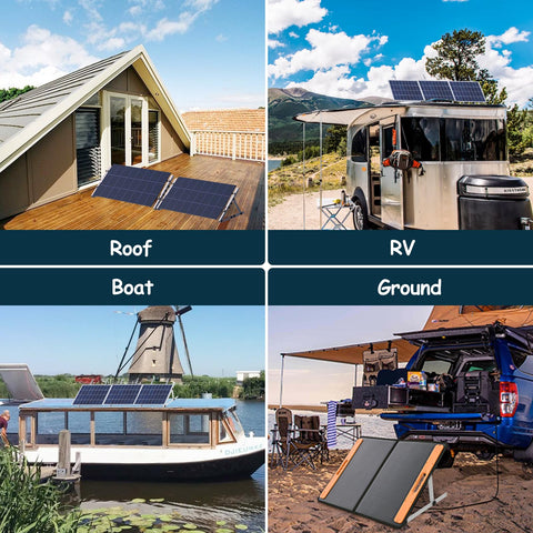 Supports 100–400W solar arrays for versatile energy solutions.
