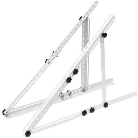 JAOTREL solar panel mount with tilt increases sun exposure for higher efficiency.
