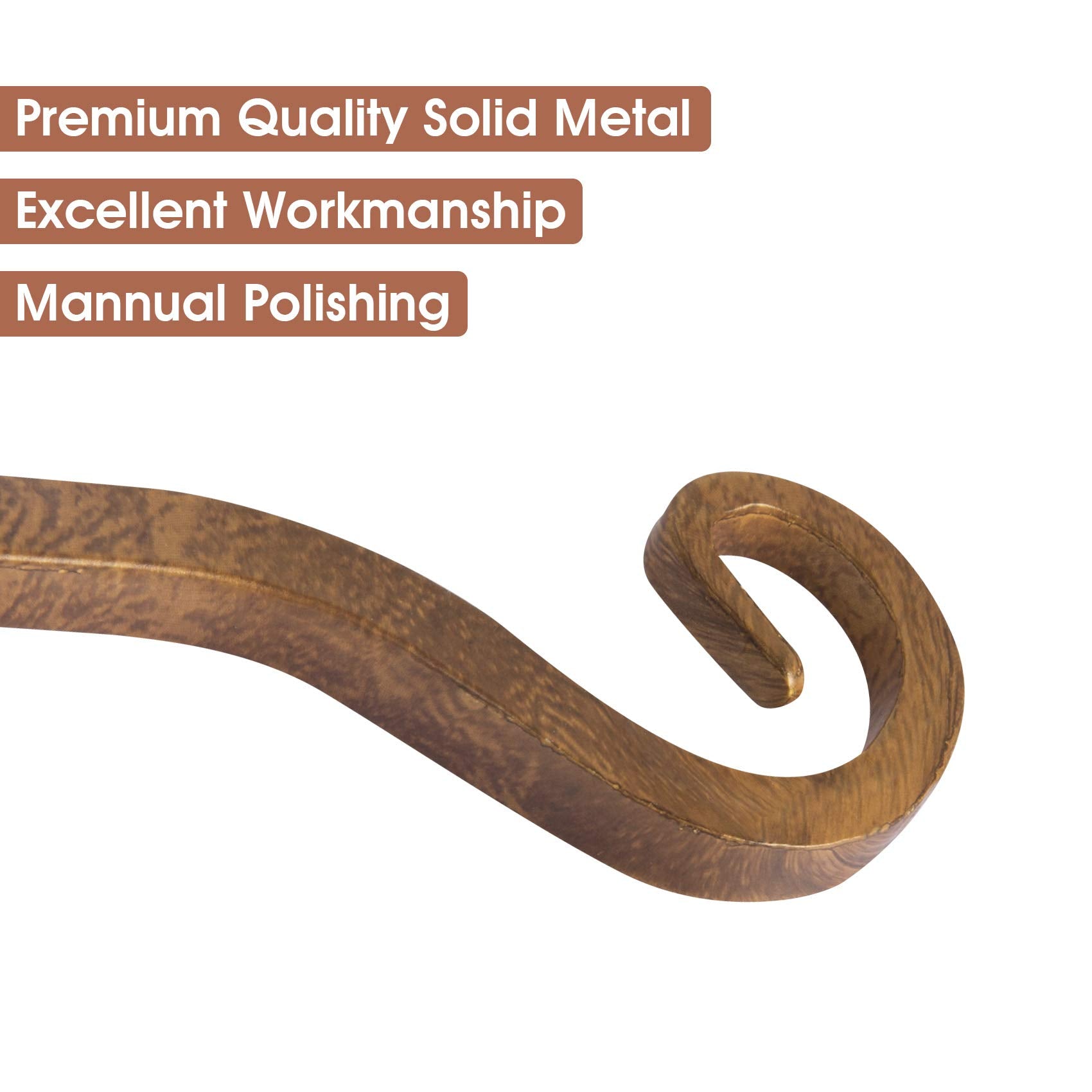 Jardim lantern holder wall hook adds rustic porch charm