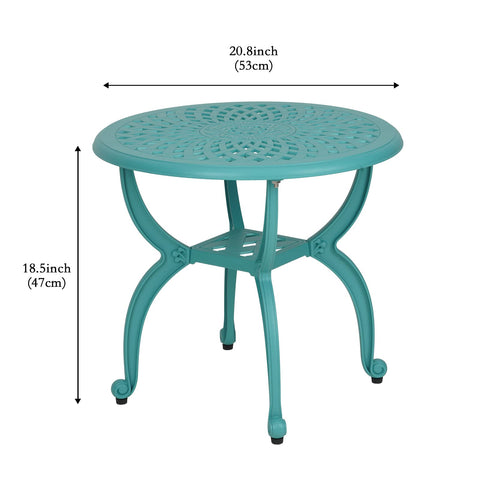 JARDIN DE CENTENNIAL anti-rust finish protects against weather and UV exposure.