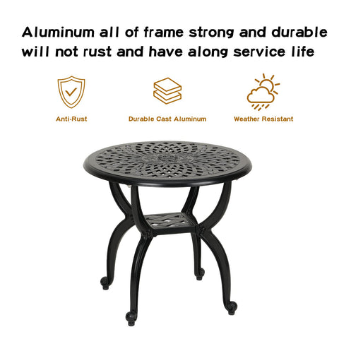 Easy screw-together assembly with stainless steel hardware